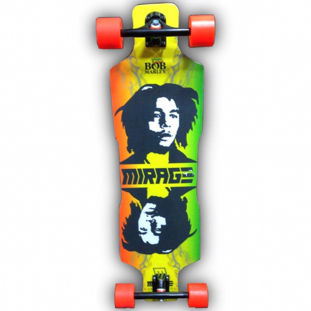 SKATE LONGBOARD MONTADO MIRAGE – BOB MARLEY